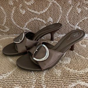 Dr. Scholl’s Opal Leather Slip on Sandals